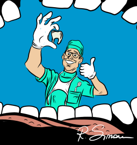 Grafik Lieber zum Zahnarzt